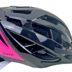 ETC L520 Adult Leisure Helmet Black/Pink 54cm-60cm