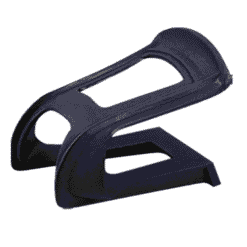 ETC Toe Clip Half Size Resin Strapless Pedal – Black