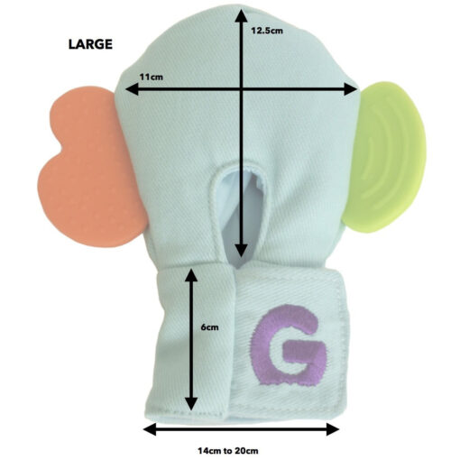 Gummee Mouthing Glove for additional needs Size Large