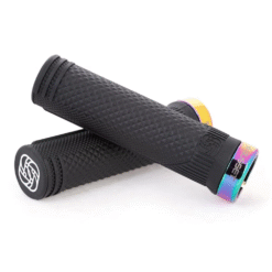 Gusset S2 Lock-On Grips 133mm Soft Compound Black/Oil