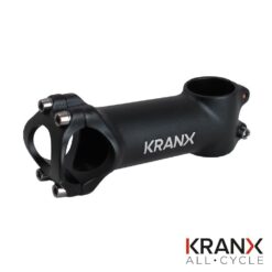 KranX 31.8mm Alloy AHead 1 1/8" +/-7° Stem in Black 70, 80, 90mm
