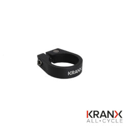 KranX Alloy Allen Key Seat Clamp in Black 31.8mm
