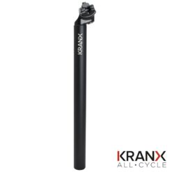KranX Micro Alloy 400mm 12mm Offset Seatpost in Black 30.8 or 31.6mm