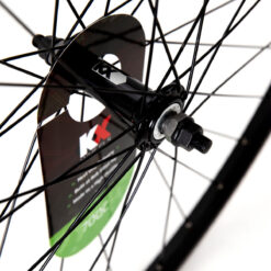 KX Hybrid 700C Singlewall Solid Axle Wheel Rim Brake Black Front or Rear ScrewOn