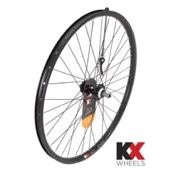 KX MTB 27.5" 650B Doublewall Q/R Wheel Disc Brake Black Front or Rear Cassette..