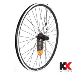 KX MTB 27.5" 650B Doublewall Q/R Wheel Rim Brake Black Front, Rear Cass or Screw