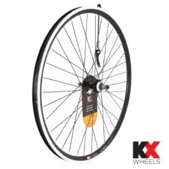 KX MTB 27.5" 650B Doublewall Q/R Wheel Rim Brake Black Front, Rear Cass or Screw