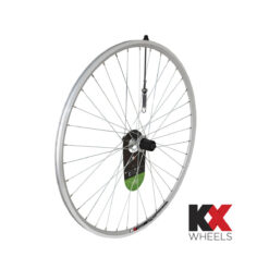 KX Road 700C Doublewall Quick Release Cassette Wheel Rim Brake Black or Silver