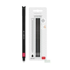 Legami Erasable Gel Pen Cat + 3 Black Refills