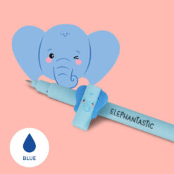 Legami Erasable Gel Pen Elephant + 3 Blue Refills