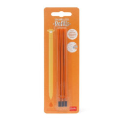 Legami Erasable Gel Pen Refill Pack of 3 - orange