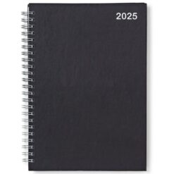 Morgan’s Direct 2025 A5 Executive Edition Diary Week to View Wiro Binding