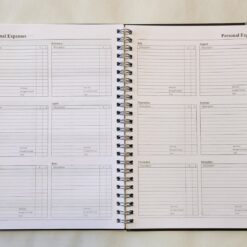 Morgan’s Direct 2025 A5 Executive Edition Diary Week to View Wiro Binding