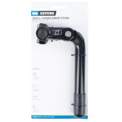 Oxford Adjustable Quill Handlebar Stem 25.4mm x 90mm Black