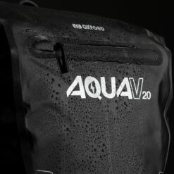 Oxford Aqua V 20 Single Quick Release Waterproof Pannier Bag Black