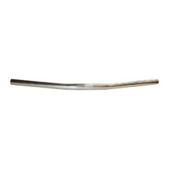 Oxford Flat Bicycle Handlebars 25.4mm Stem Clamp 620mm Width Silver Alloy