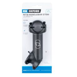 Oxford MTB Handlebar Stem 1 1/8'' Black Alloy 35 Deg 70mm, 90mm, 110mm