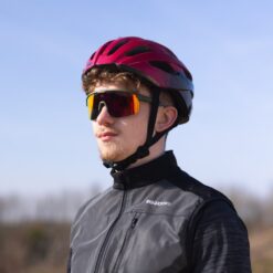 Oxford Pave Black Frame Blue or Orange Mirror Lens Sunglasses