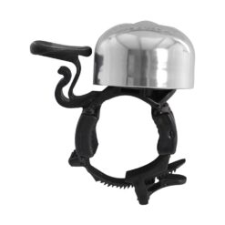 Oxford Quick Flick Bicycle Bell 27.2 to 31.8mm Black or Silver