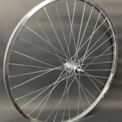 Oxford Rear Bicycle Wheel 26 x 1 3/8" Single Wall Silver Nutted Single Speed