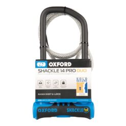 Oxford Shackle14 Pro Duo U-Lock 320mm x 177mm Plus Cable