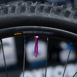 Oxford Tubeless Alloy Valve 48mm or 60mm Various Colours - red-60mm