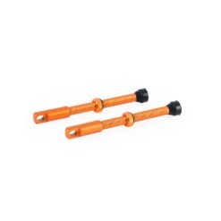 Oxford Tubeless Alloy Valve 48mm Orange