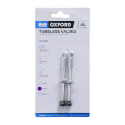 Oxford Tubeless Alloy Valve 48mm Silver