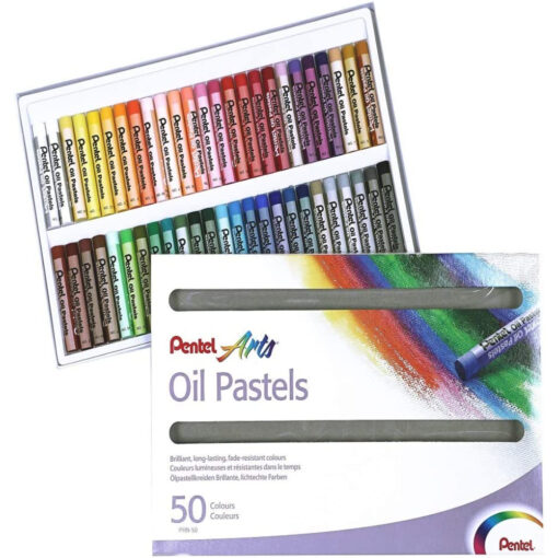 Pentel Arts Oil Pastels Set of 50