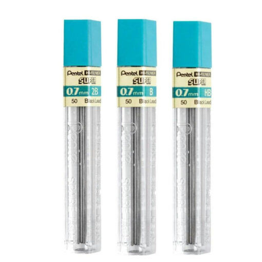 Pentel Super Hi-Polymer Lead Refills 0.7mm