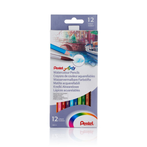 Pentel Watercolour Pencils Set of 12 CB9