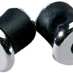 Raleigh - ATA318 - Bar End Plugs for Road Bicycles with Drop Handlebars in Chrome (Pair)