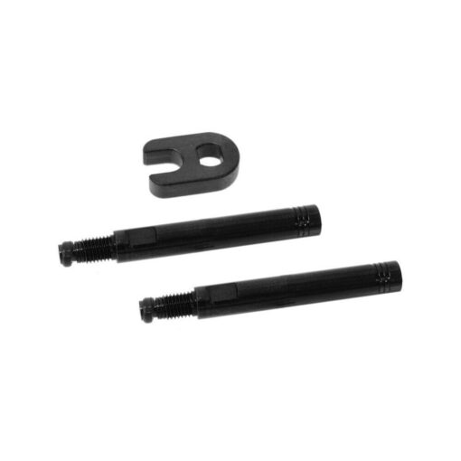 Schwalbe Presta Valve Extension (SV), Threaded, Black 60mm