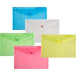Snopake 10087X Polyfile A4+ Foolscap Press Stud Wallets