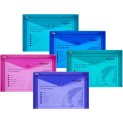 Snopake 10088 Polyfile A4+ Foolscap Press Stud Wallets