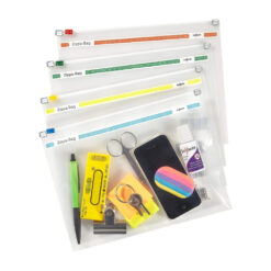 Snopake 11448 A5 Plus Clear Zip Bags