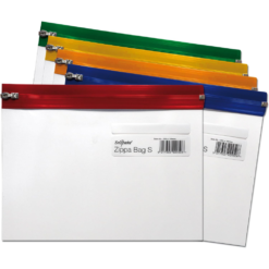 Snopake A5 Clear Transparent Zippa Bag Multi-Packs - 25