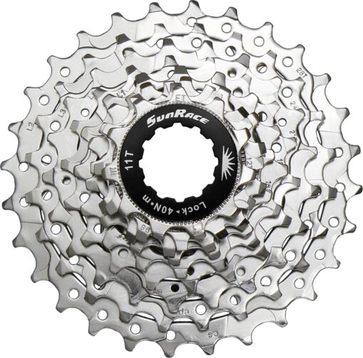 SunRace 8 Speed Cassette 12-25T, 11-28T Silver