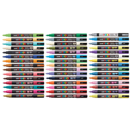 Uni Posca PC-5M Paint Marker Pen Medium Bullet Tip - yellow