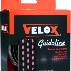 Velox Bi-Colour Dual Density Handlebar Tape Black/Pink