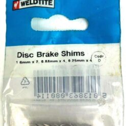 Weldtite Bicycle Shim Spacer Washer Brake Disc Caliper Rotor Stainless Steel 10
