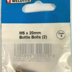 Weldtite Bike Bits M5 x 20mm Bottle Bolts x 2 WEL8020
