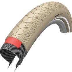 XLC (By Impac) Bicycle Tyre BIG X Reflective Cream Colour