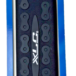 XLC Chainstay Protection Neoprene Black Bicycle Frame 200x160x160mm Chain Pattern