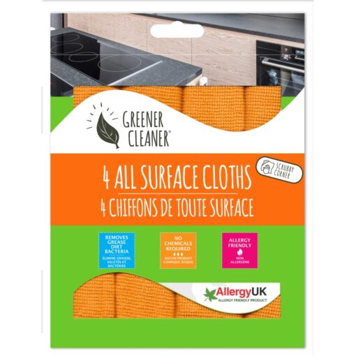 Orange Microfibre Cloths