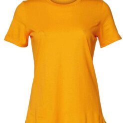 Bella Ladies Relaxed Jersey T-Shirt - Gold, XL