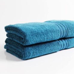 Bentley Priory Linens 2 PACK Supreme BATH Towels for Bathroom 500GSM Super Soft Egyptian Cotton Pack of 2 Absorbent and Quick Dry bathroom Towels Set 70 x 125cm - yellow