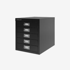 Bisley Cabinet 5 Drawer H125NL Black