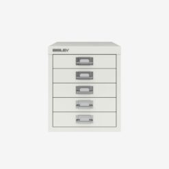 Bisley Cabinet 5 Drawer H125NL Chalk White