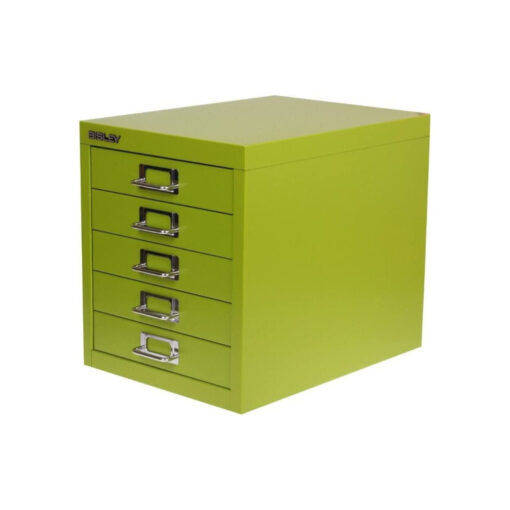 Bisley Cabinet 5 Drawer H125NL Green